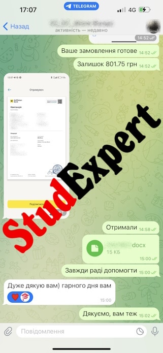 Купити звіт з практики в Україні