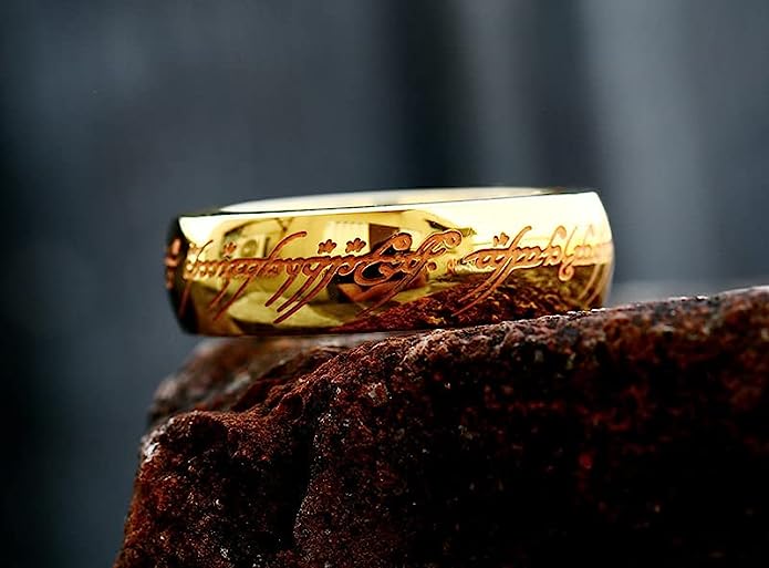 Кольцо Всевластия со светящейся надписью