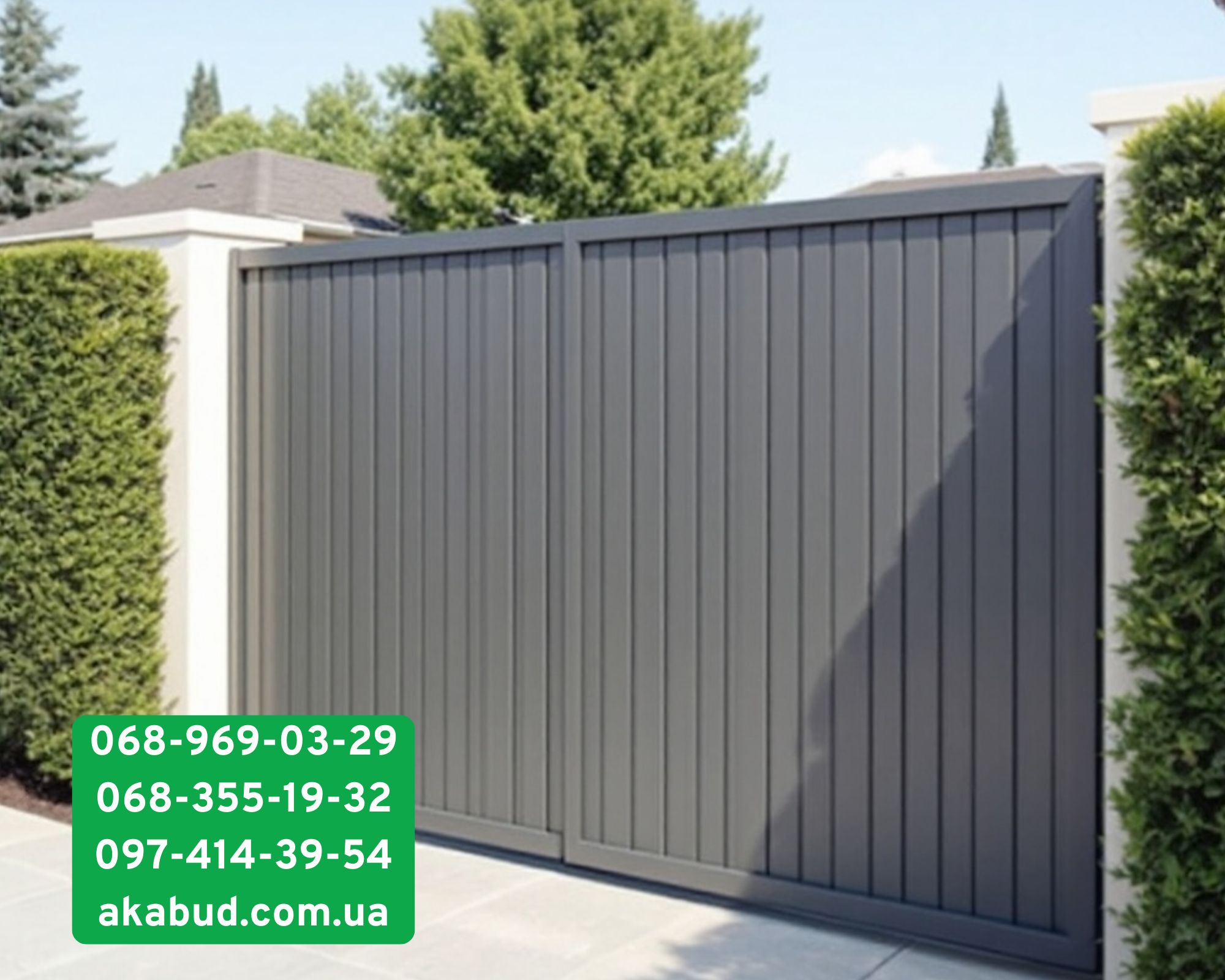 Акабуд – заборы, ворота, навесы от производителя