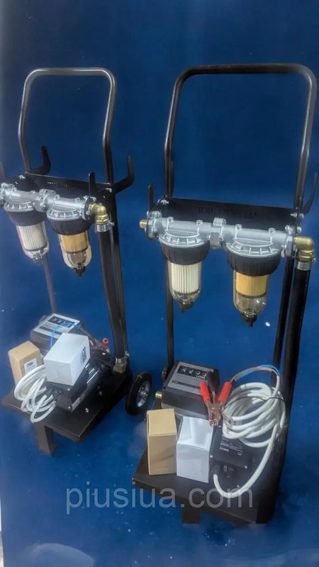 Фільтруюча станція для дизпального та мастил