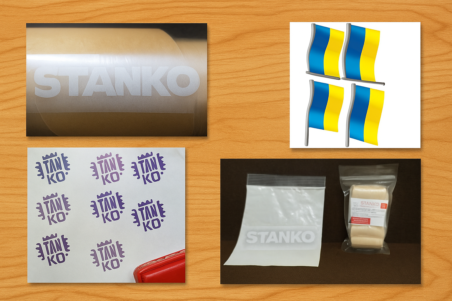 Стікери кольорові та чорно-білі