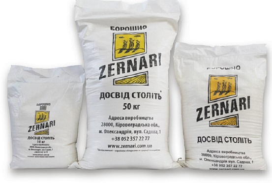 Борошно ZERNARI зі складу в Дніпрі.