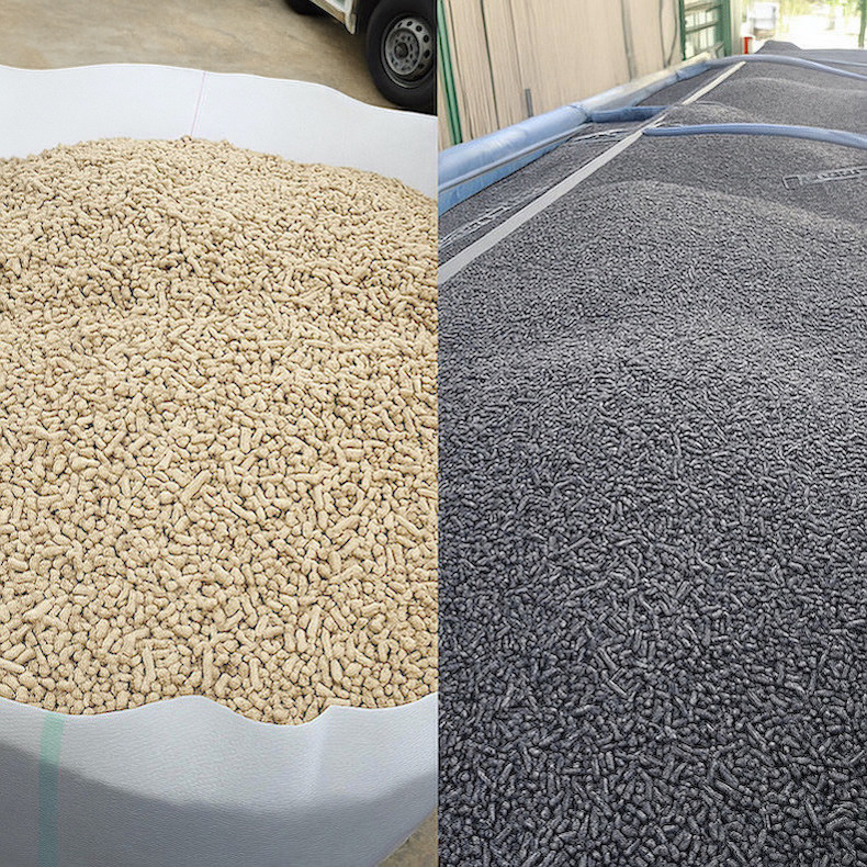 Пелети з лушпиння. Пелети з дерева