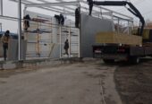 Монтаж сендвіч-панелей, металоконструкцій, профлист