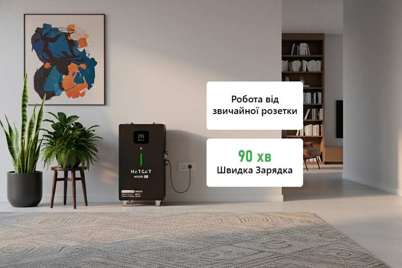 Зарядна станція HATCAT ALL-IN-ONE 5 кВт*г 4.2 кВт для дому т