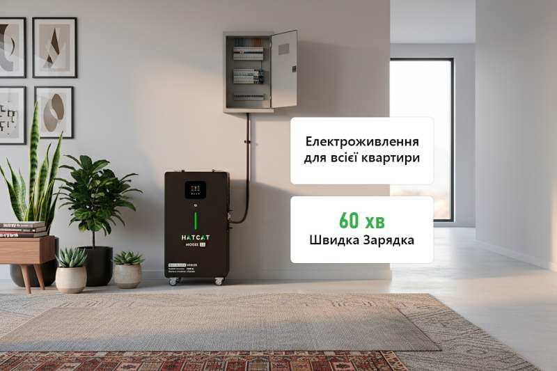 Зарядна станція HATCAT ALL-IN-ONE 5 кВт*г 4.2 кВт для дому т