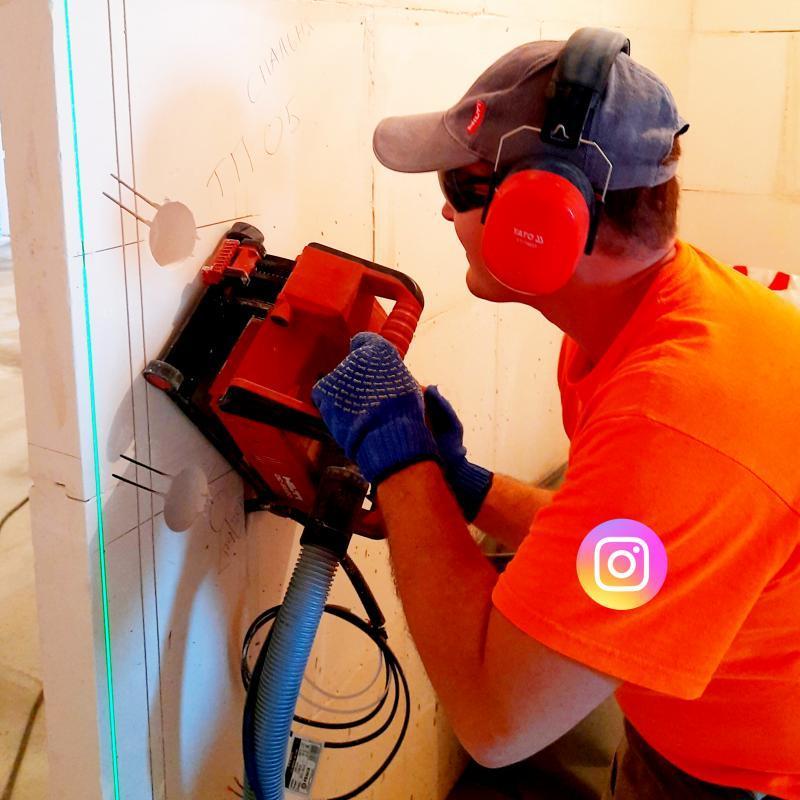 Штробы под электрику Харьков. Штробление без пыли