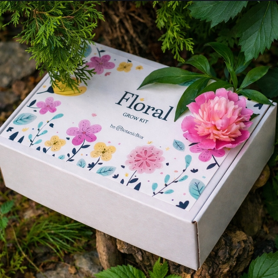 Квітучі подарункові набори на 8 березня. EcoBloom