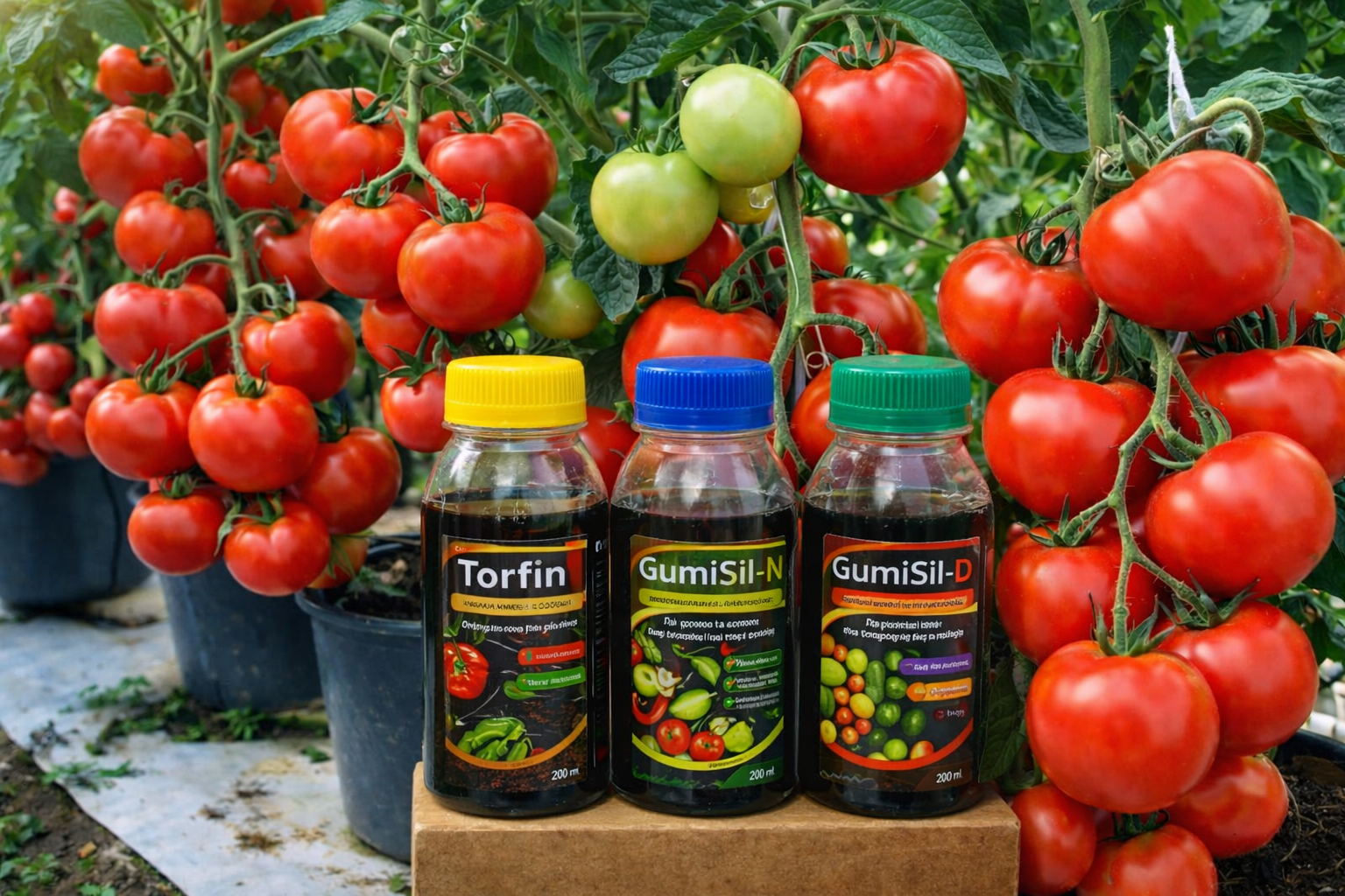 Золота лінійка мікродобрив GumiSil Trio для городу