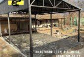 Металоконструкції під ключ | Ворота, навіси, забори, МАФ