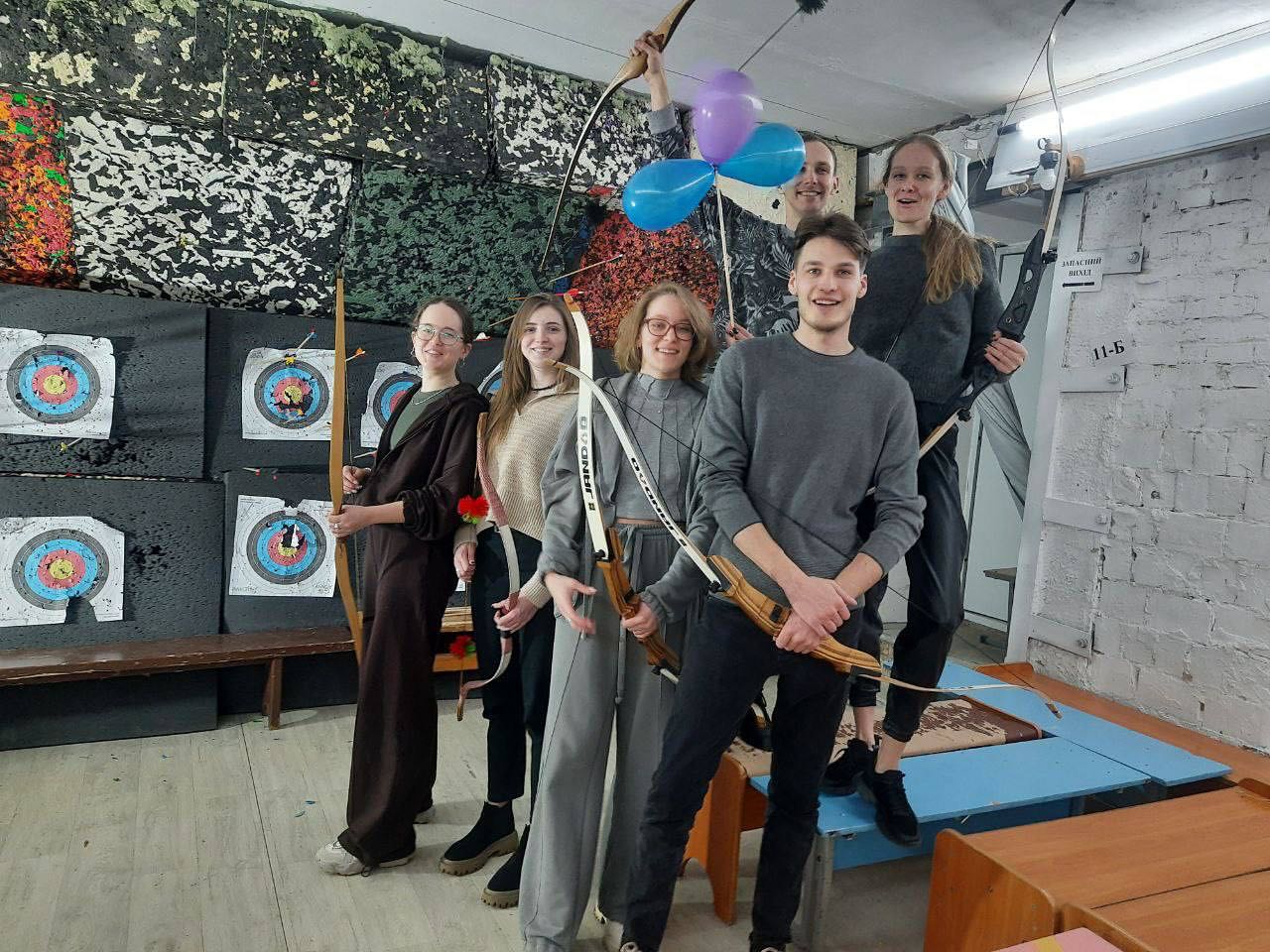 День народження в тирі Київ — стрільба з лука для дітей і до