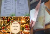 Меню друковані для кафе та ресторанів